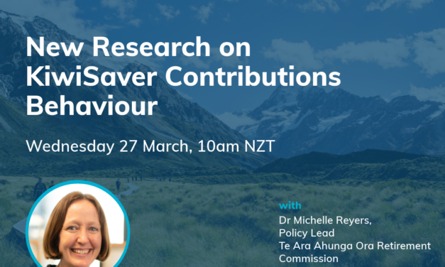 Bring in the Experts: New Research on KiwiSaver Contributions Behaviour